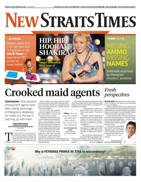 new straits times malaysia online